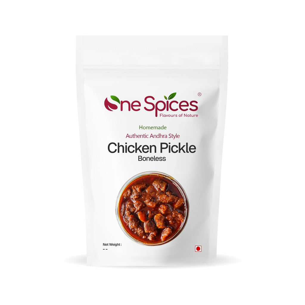 Chicken Pickle Boneless - One Spices Flavours of Nature