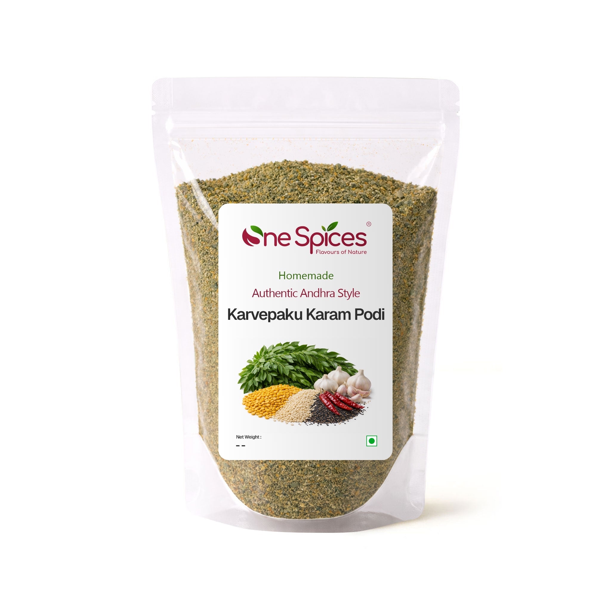 Karvepaku Karam Podi - One Spices Flavours of Nature