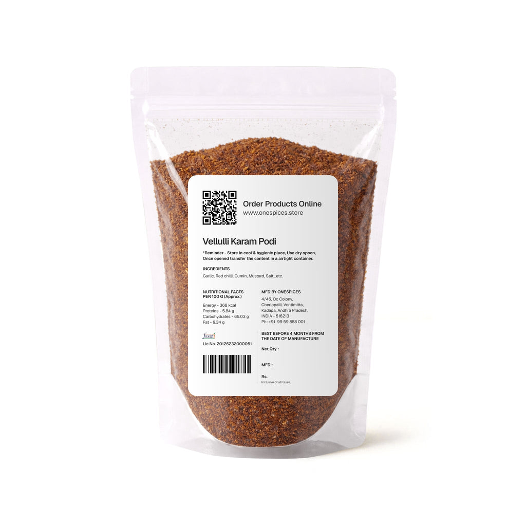 Vellulli Karam Podi - One Spices Flavours of Nature